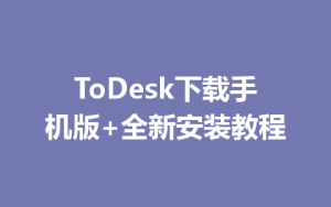ToDesk下载手机版+全新安装教程-ToDesk官网_远程控制